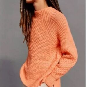Anthropologie Coral Cowl Sweater XS - As new!